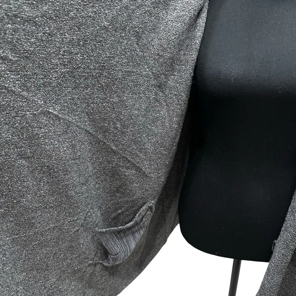 Barefoot Dreams Women's Grey CozyChic Lite Knit Open Cardigan Sweater L/XL Soft‎ - Image 5