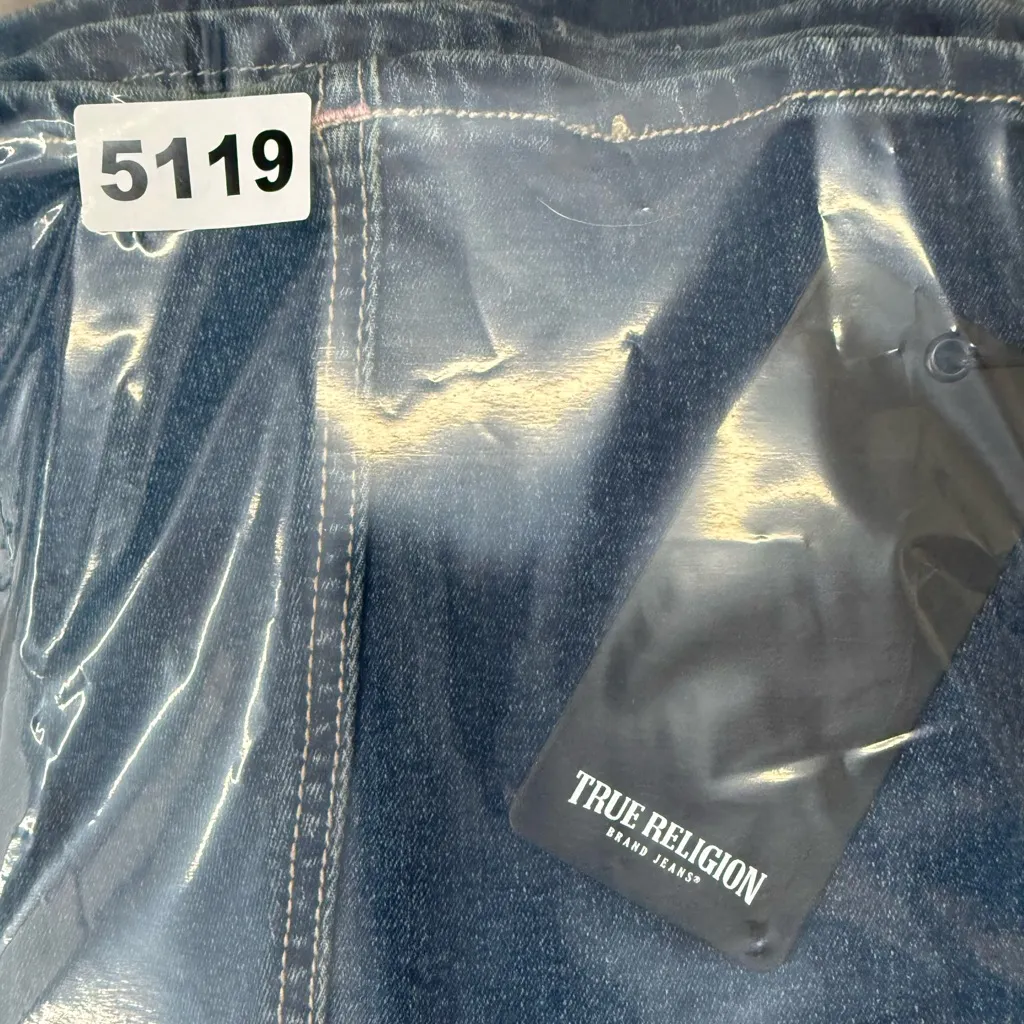 True religion JOEY MID RISE BIG T FLARE JEAN size 27 NWT - Image 9