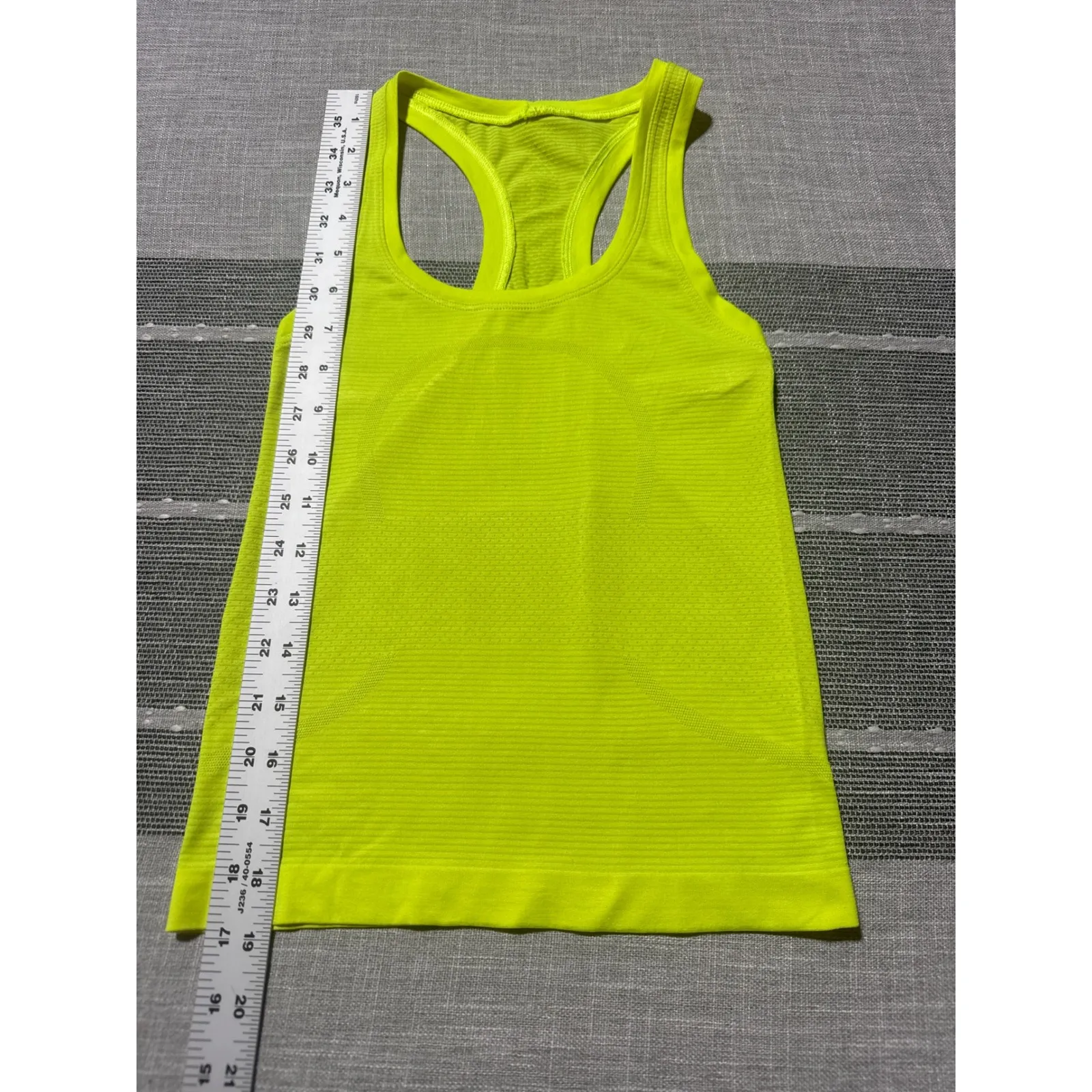 Lululemon swiftly tank size o Athletic Works Womens Neon Yellow Racerback - Image 2