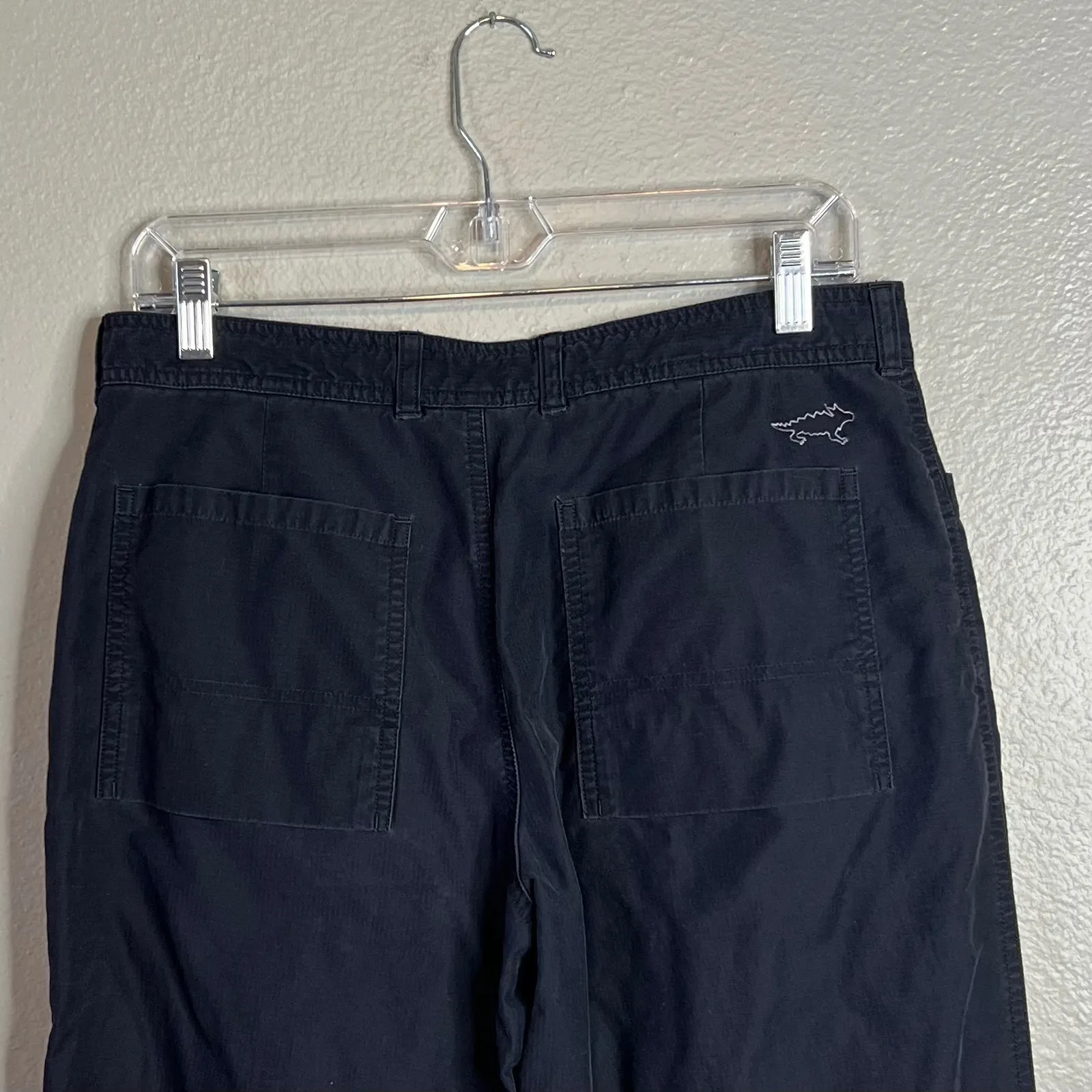 Horny Toad Straight Crop Capri Pants Size 8 Casual Outdoor Navy Blue - Image 5