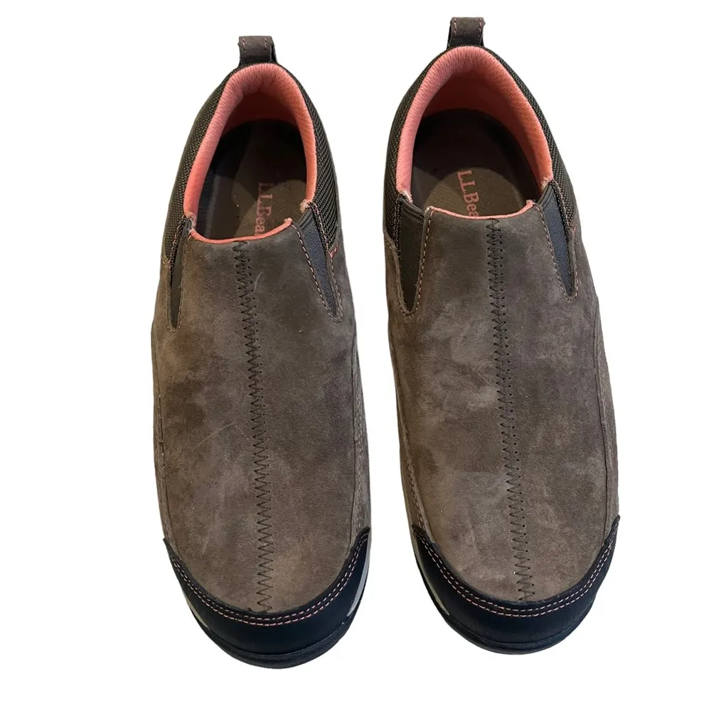 L.L.Bean  Split Toe Slip On Suede Mule - Image 2