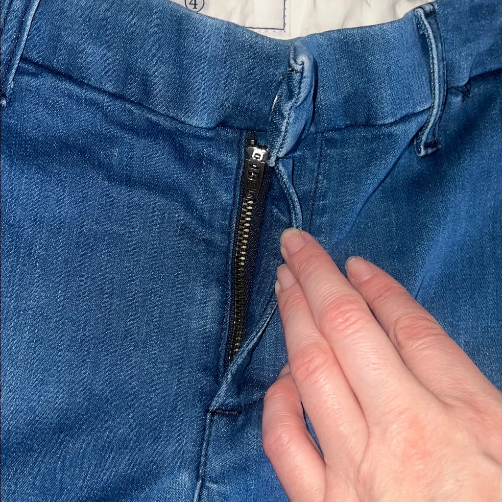 Frank & Eileen “Wicklow” Italian Denim Crop Pants Blue Size 4 NWOT - Image 10