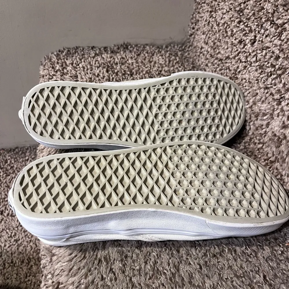 Vans White Slip-On Canvas Sneakers - Image 2