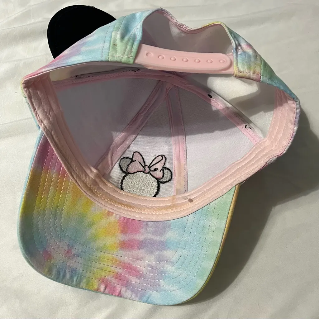 Disney Adult Minnie Sassy Bow Tie Dye Ear Hat - Image 5