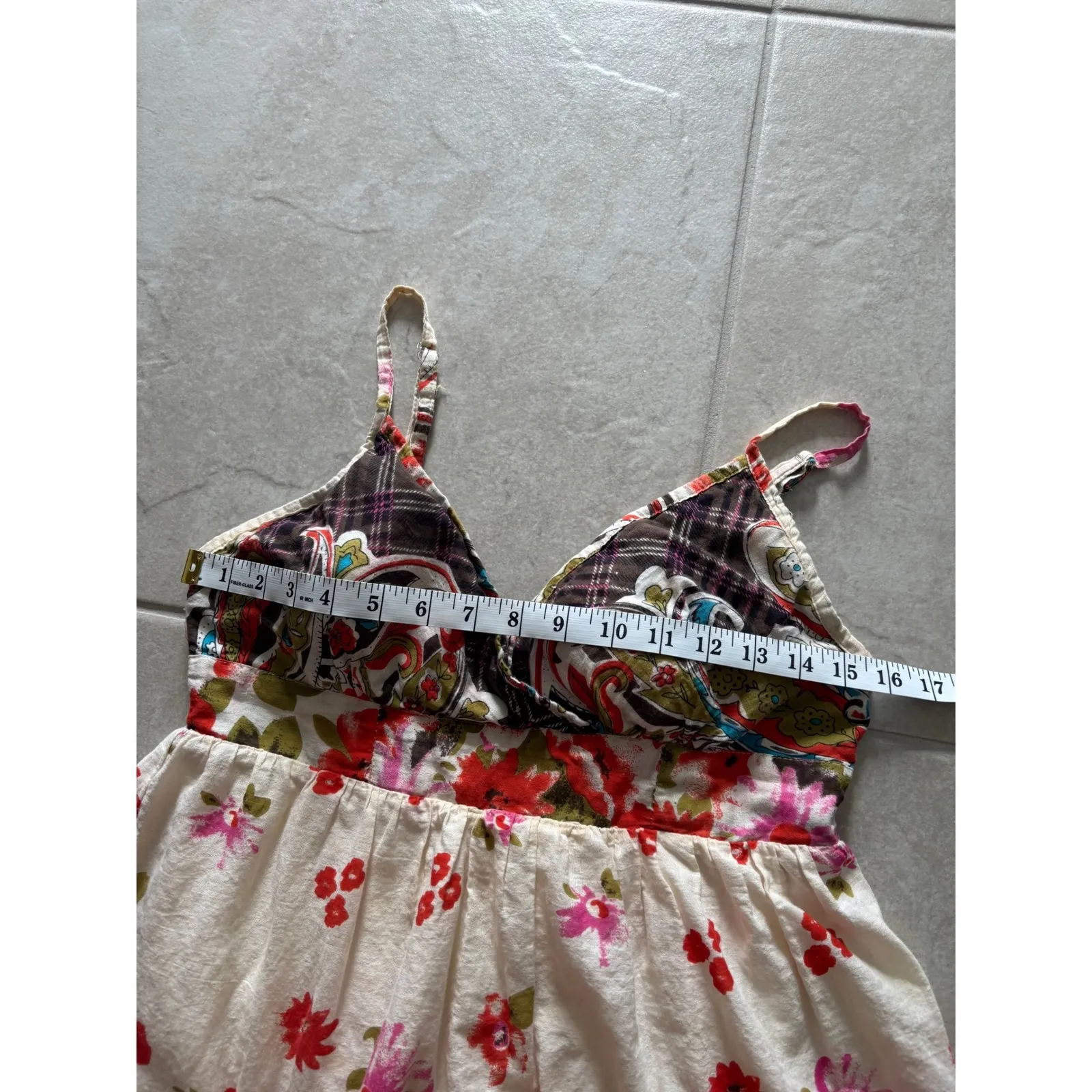 Vintage‎ Shes Cool Dress Womens Small Babydoll Y2K Fairy Floral Paisley Feminine - Image 7