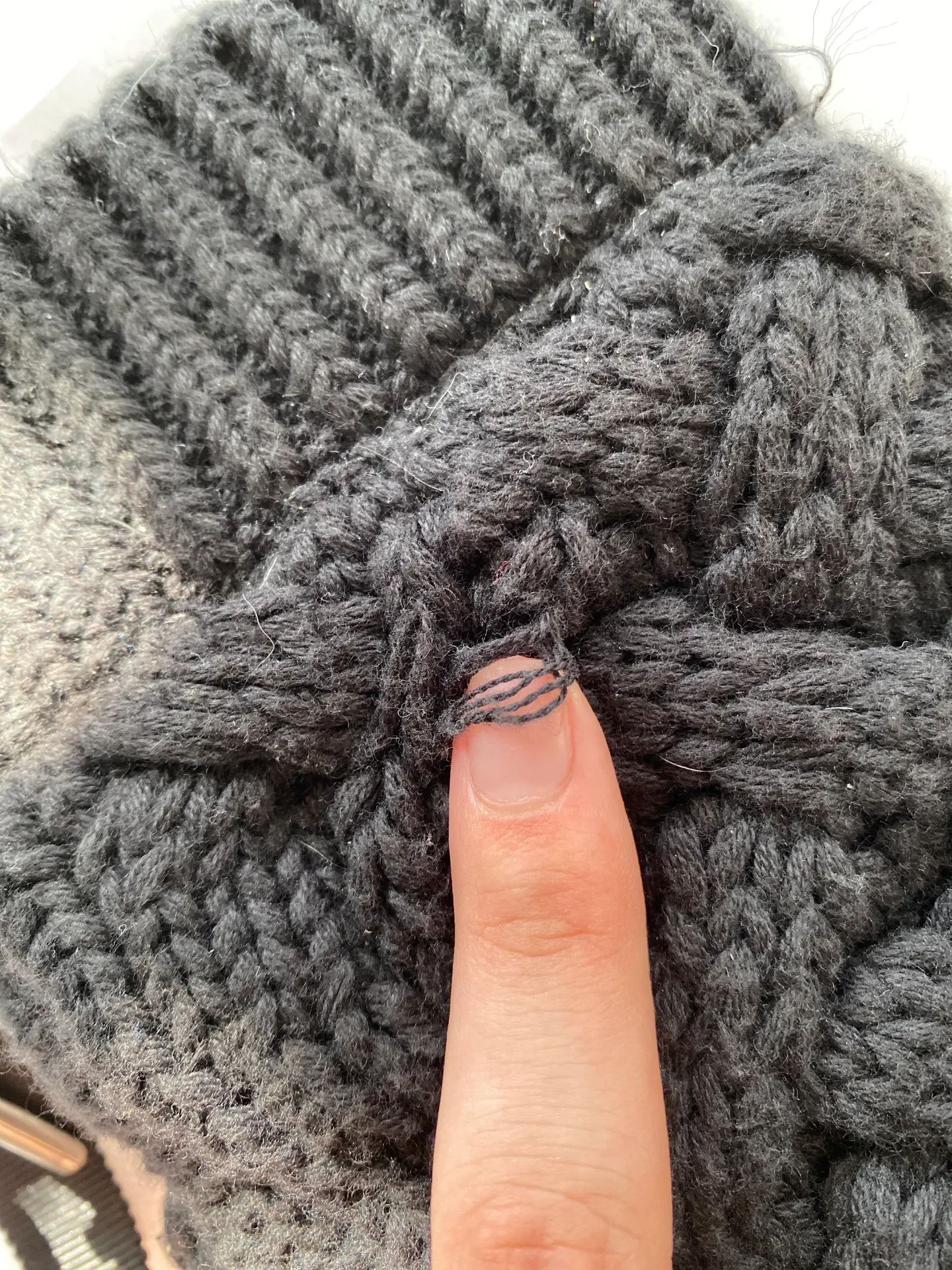 UGG Black Tall Knit Boots - Image 5