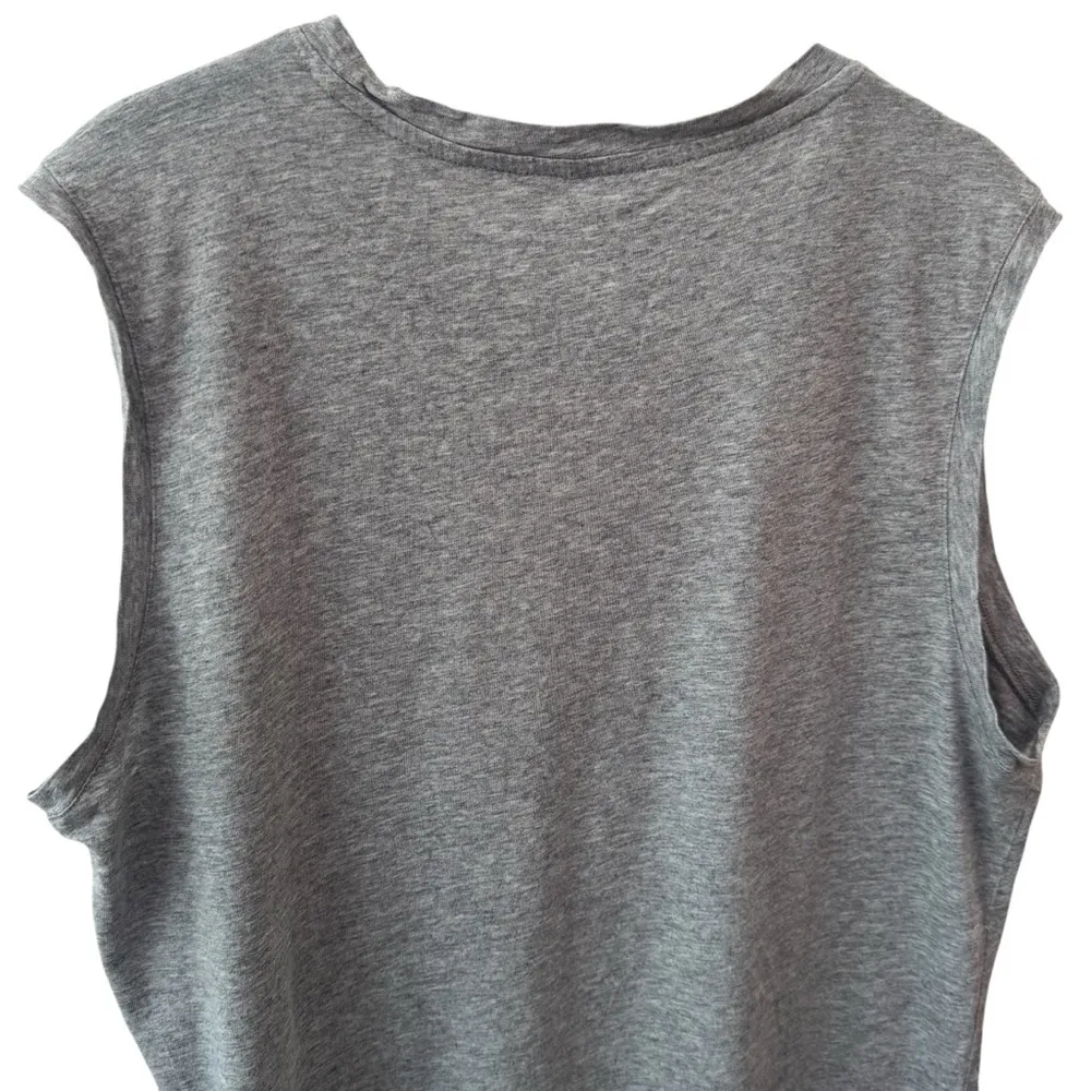 Quince Cotton Modal Muscle Tank in Heather Gray Comfort Capsule Athletic Size L - Image 8