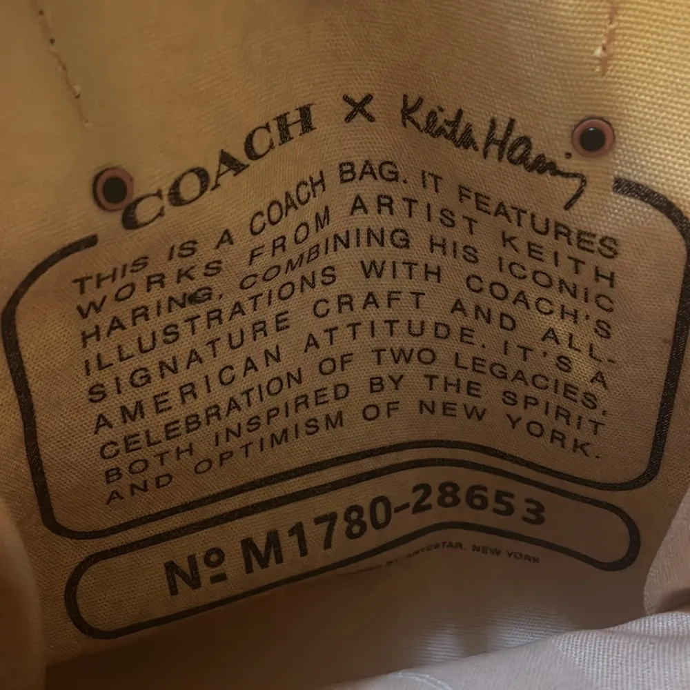 COACH 1941 x Keith Haring Dancing Man KI Canvas Tote - Image 6