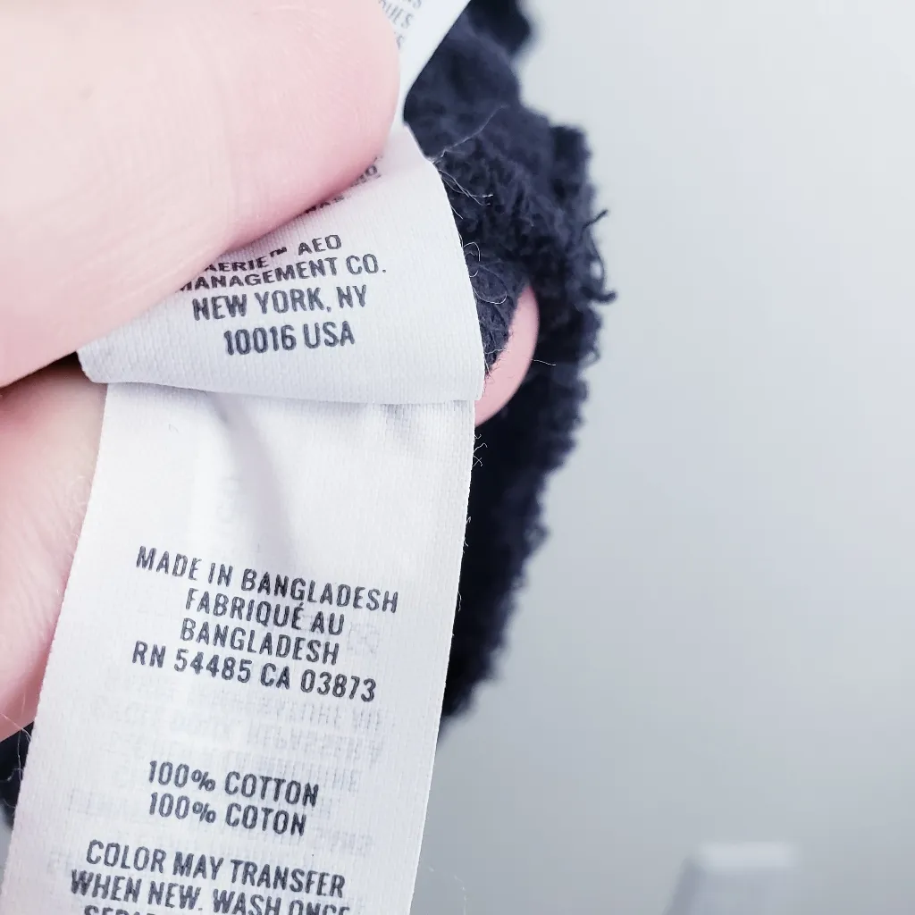 Aerie Pool To Party Waffle Long Sleeve Coverup Shirt - Image 7