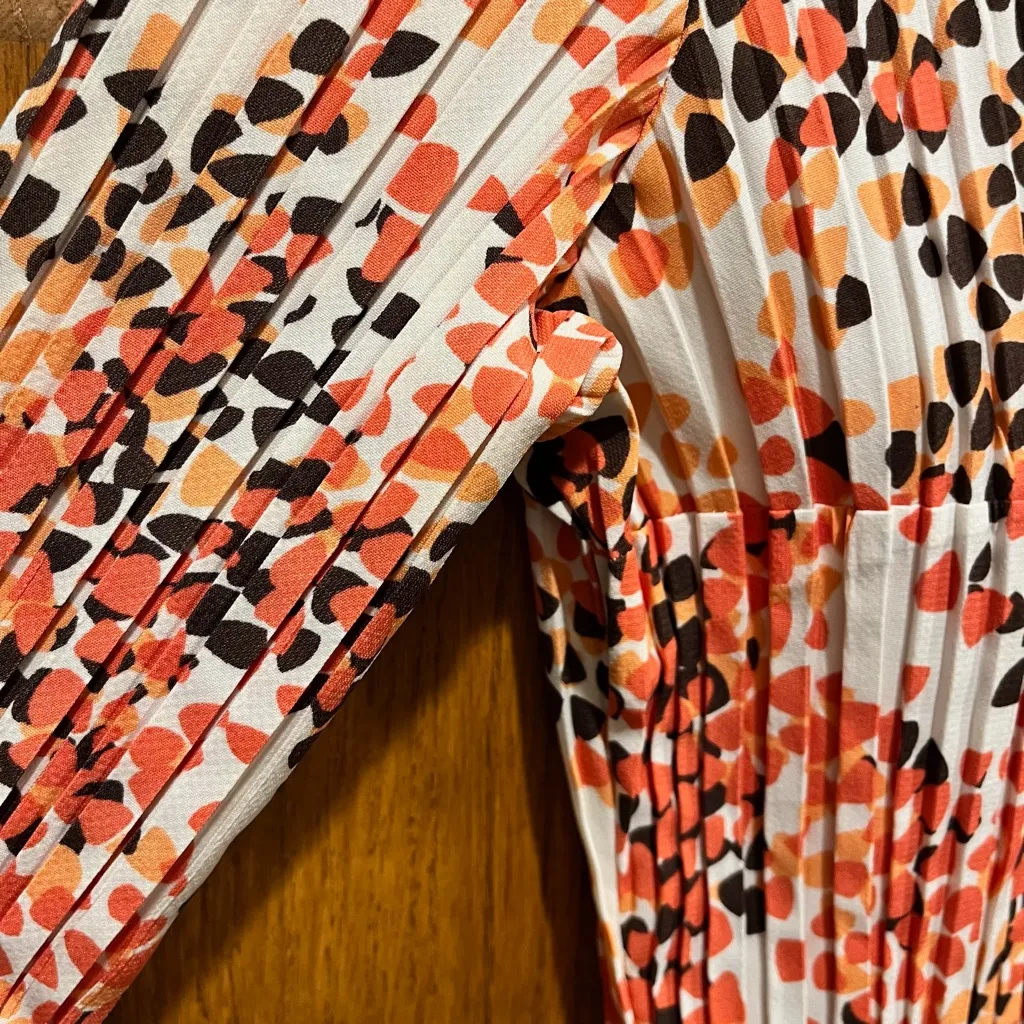 Vintage Fred David Pleated Button Up Blouse - Size Large - Image 7