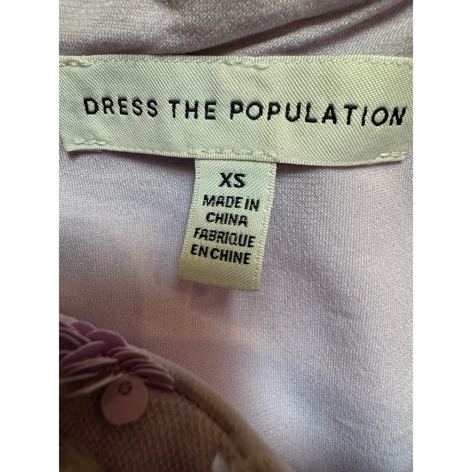 Dress the Population Moxie Sequin Mini Dress - XS (New) - Image 5