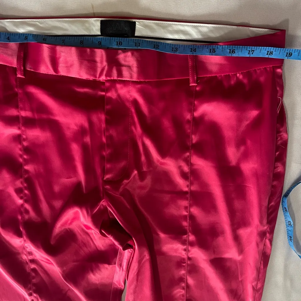 Vibrant Pink Straight Leg Women's Pants - Image 7