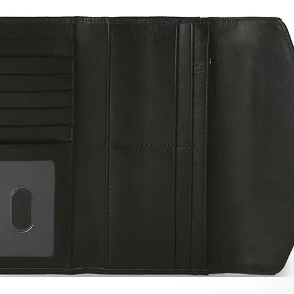 Brahmin Black and White Textured Clutch - Image 3