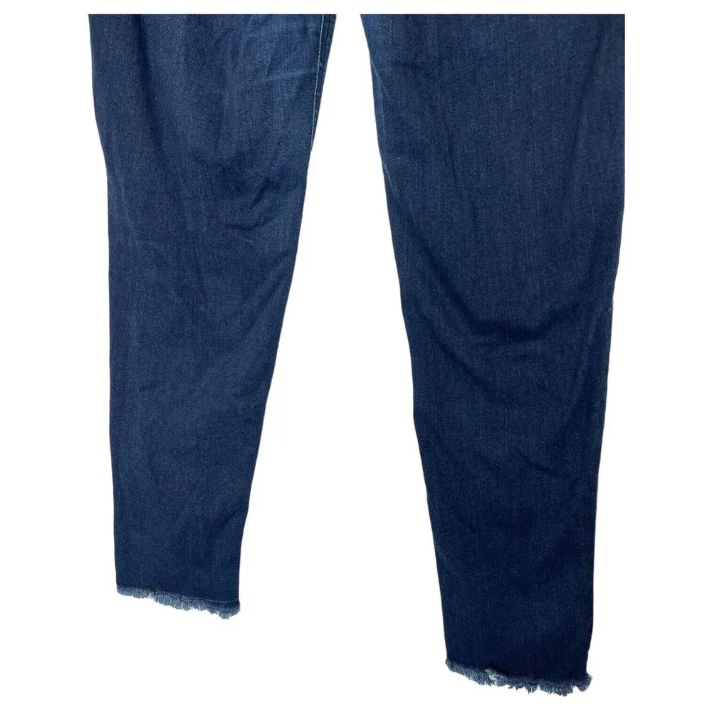 Democracy Jeans Womens 10 Ab Technology Raw Distressed Hem Mid Rise Blue - Image 4