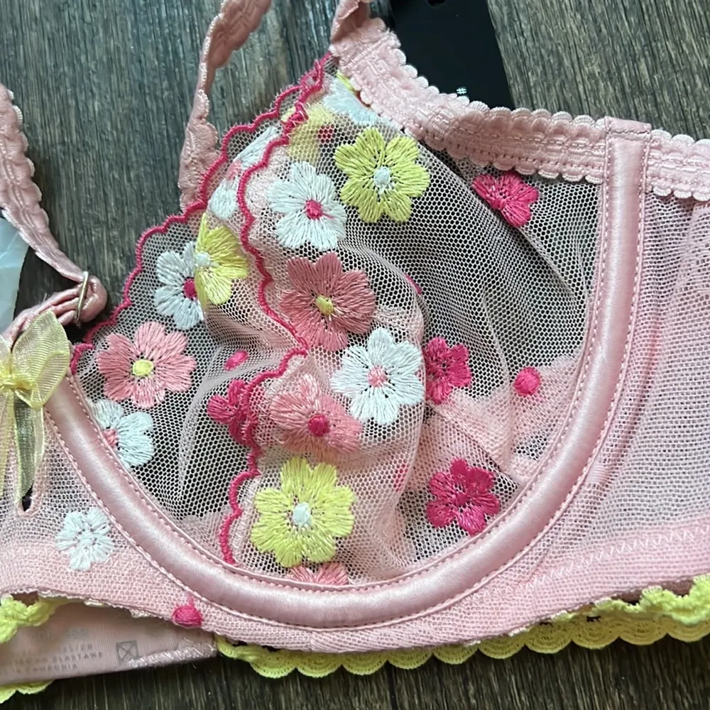 Lounge Fleur Balcony Bra Pink - Image 5