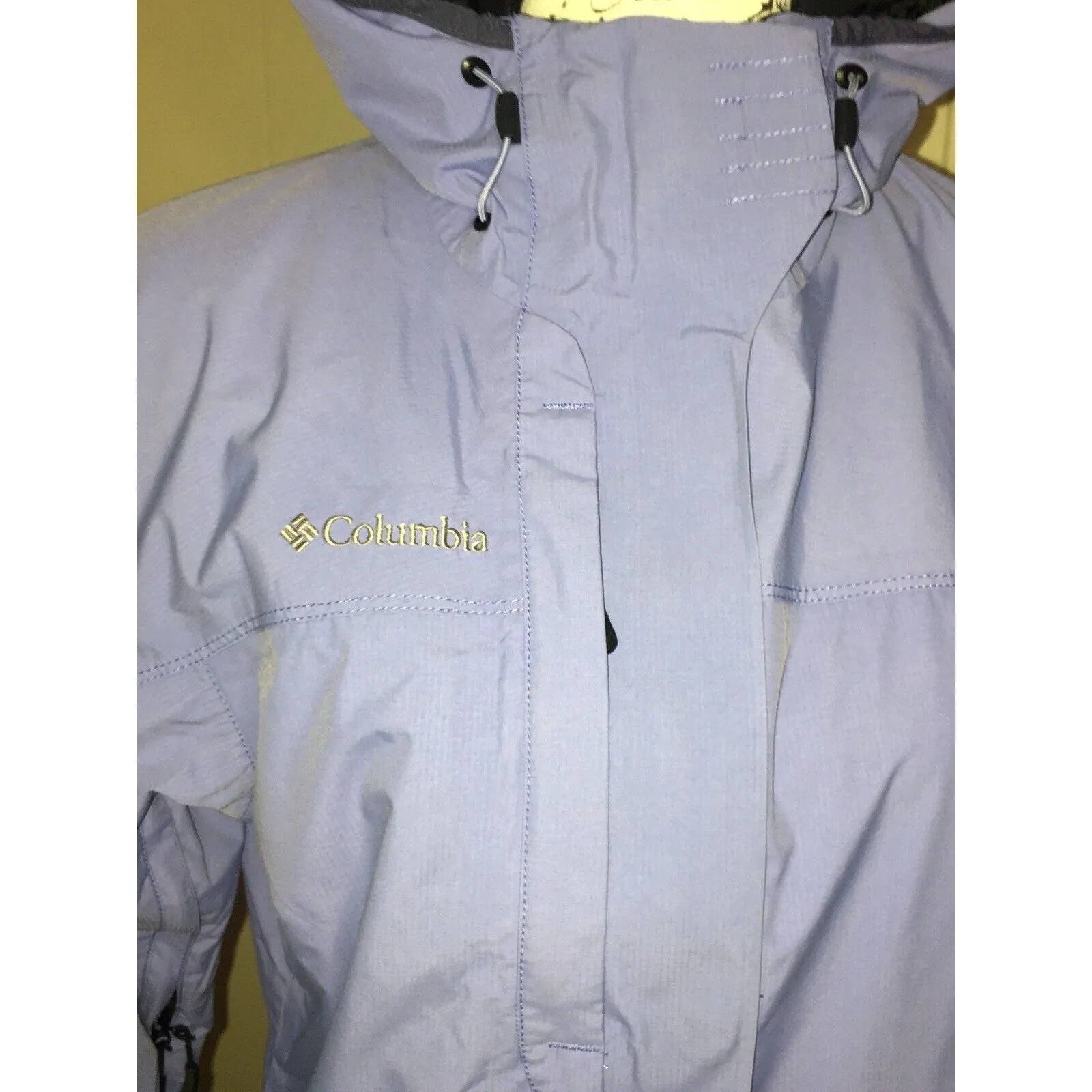 Columbia Women’s Lilac Blue Hooded Utilty Jacket Coat Small EUC - Image 4