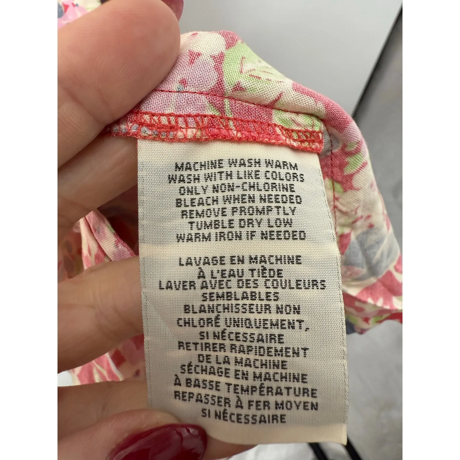 Denim & Supply Ralph Lauren Floral Babydoll Dress Size L Cottage Boho Prairie - Image 9