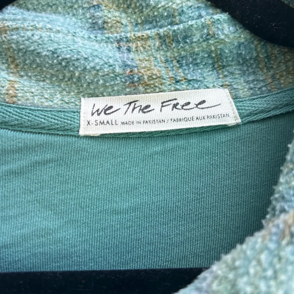 Free people We The Free Plaid Long Ruby - Image 9