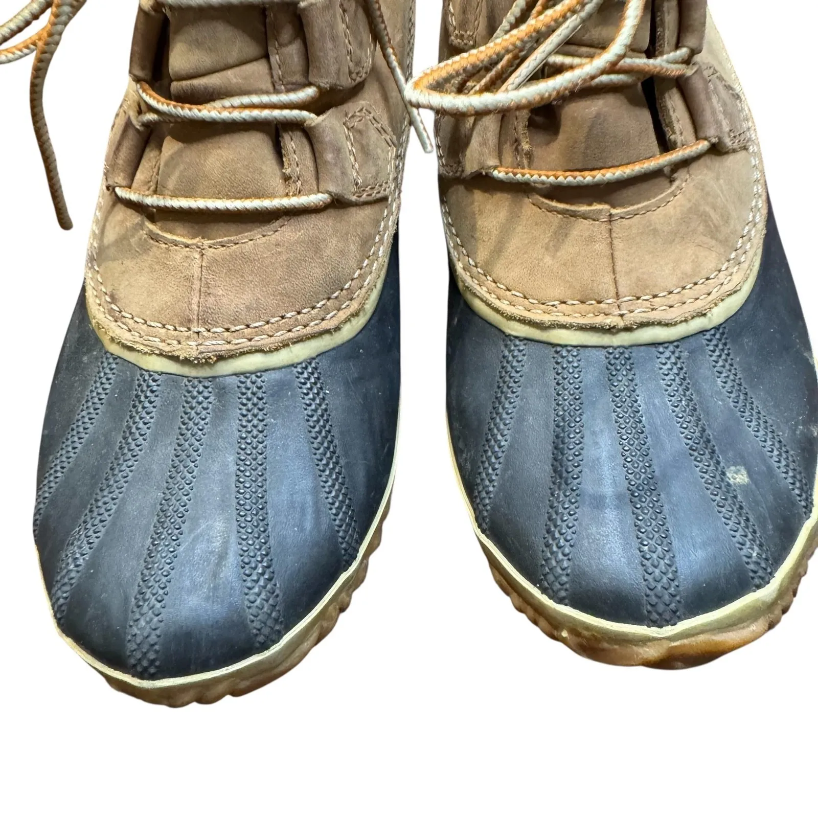 Sorel Out N About Boots Womens Size 10 Brown Nubuck Waterproof Ankle Rain Duck - Image 2