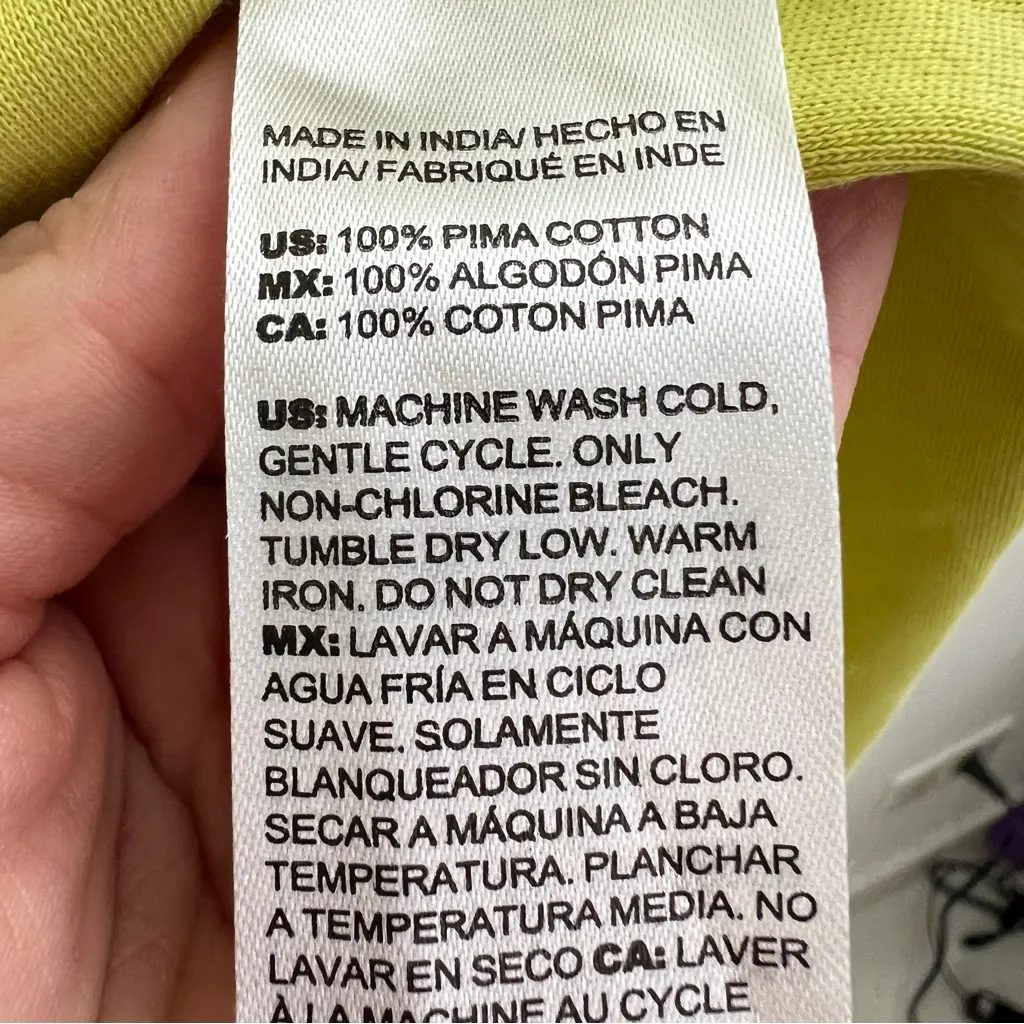 Chico’s Lime Green Women's tunic Top XLARGE Mock neck - Image 7