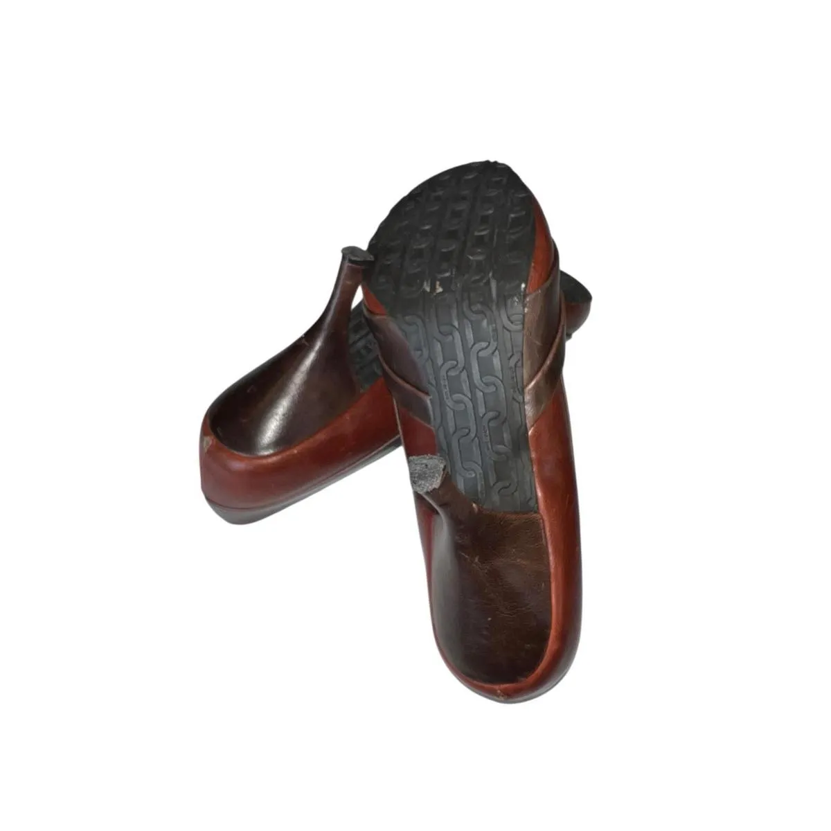 Charles by Charles David  Brown Leather Round Toe Pumps Size 8 Heels - Image 9