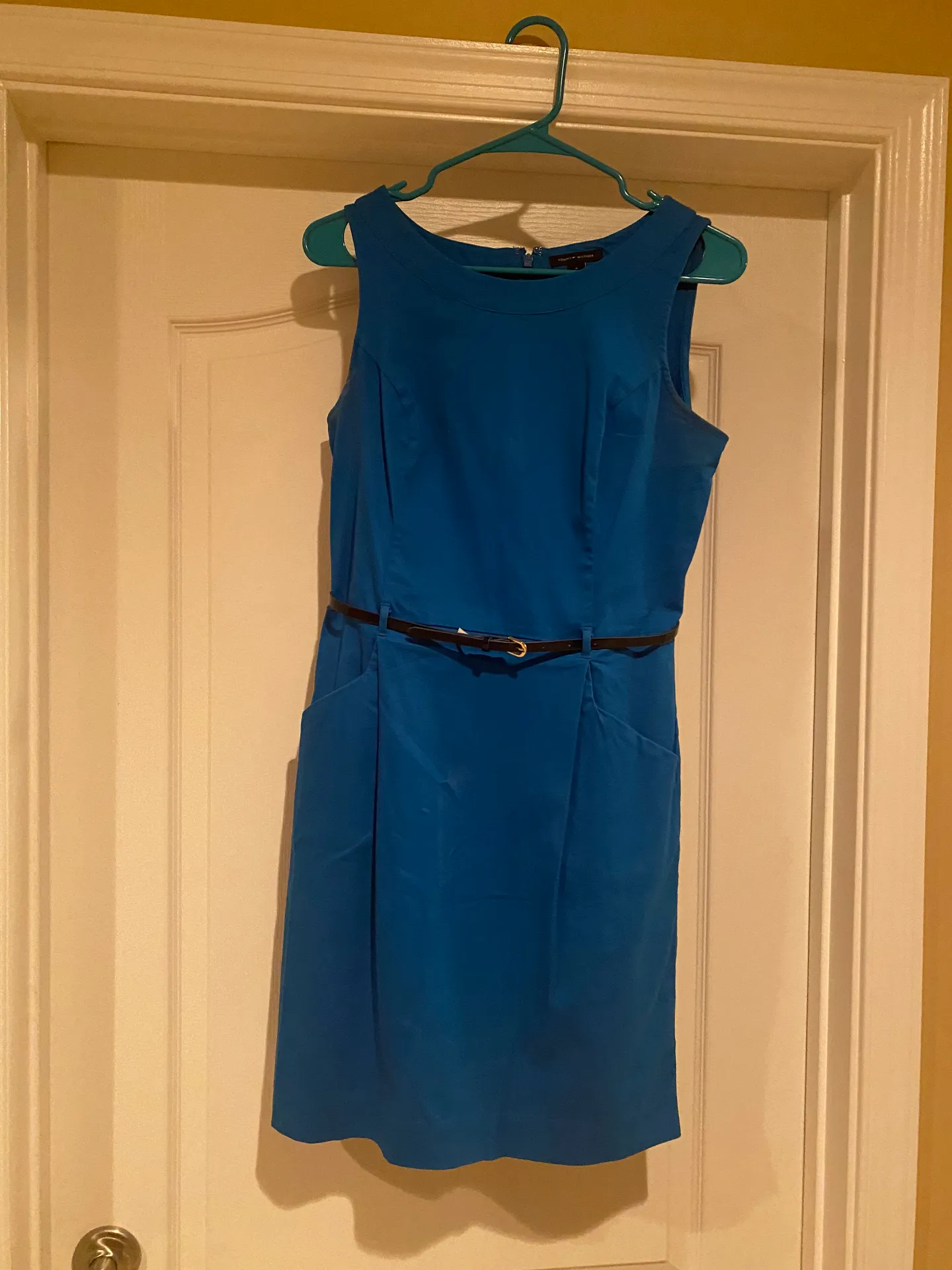 Royal Blue Belted Dress - Image 5