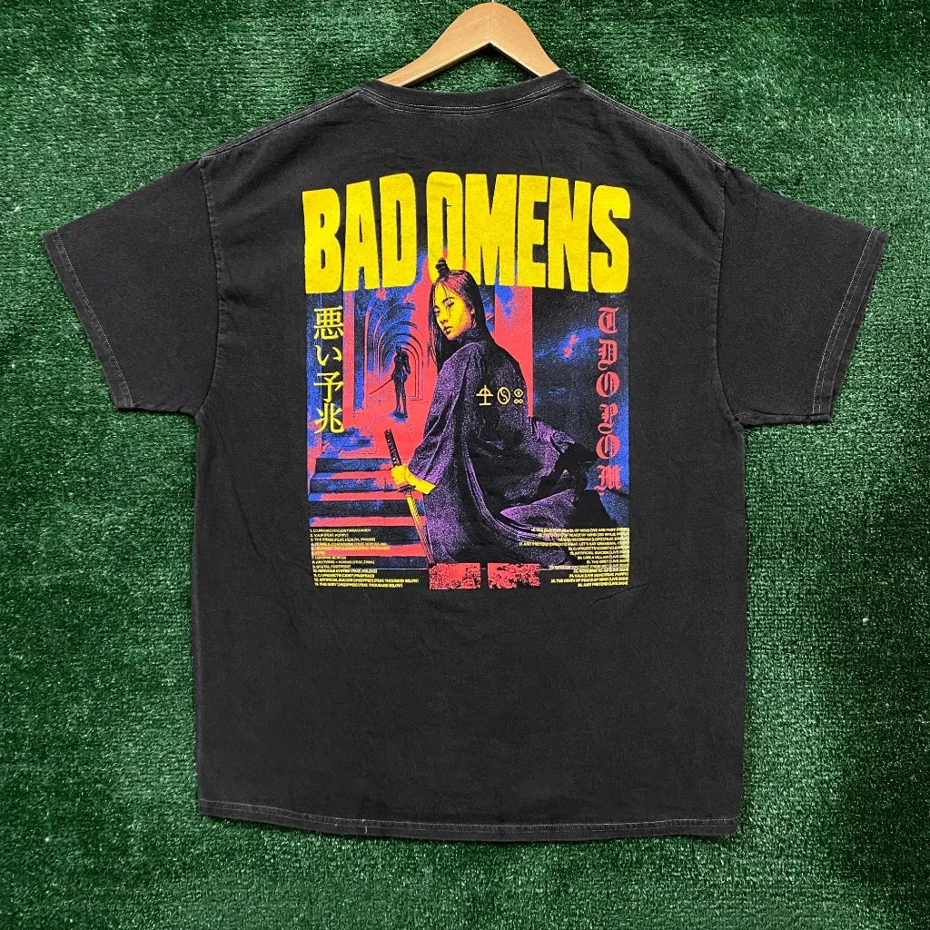 Bad Omens Samurai Heavy Metal Band T-Shirt Size Extra Large - Image 2