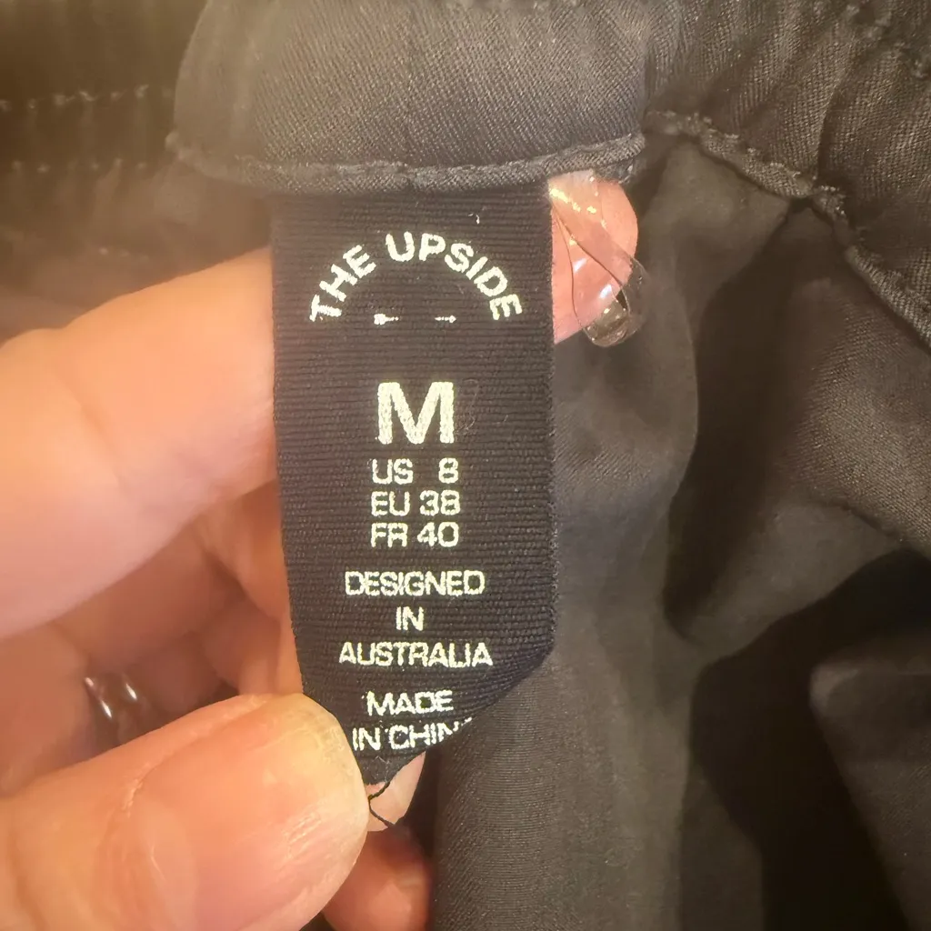 THE UPSIDE Sierra Pant in Charcoal Gray Medium Lounge Travel Everyday Elevated - Image 7