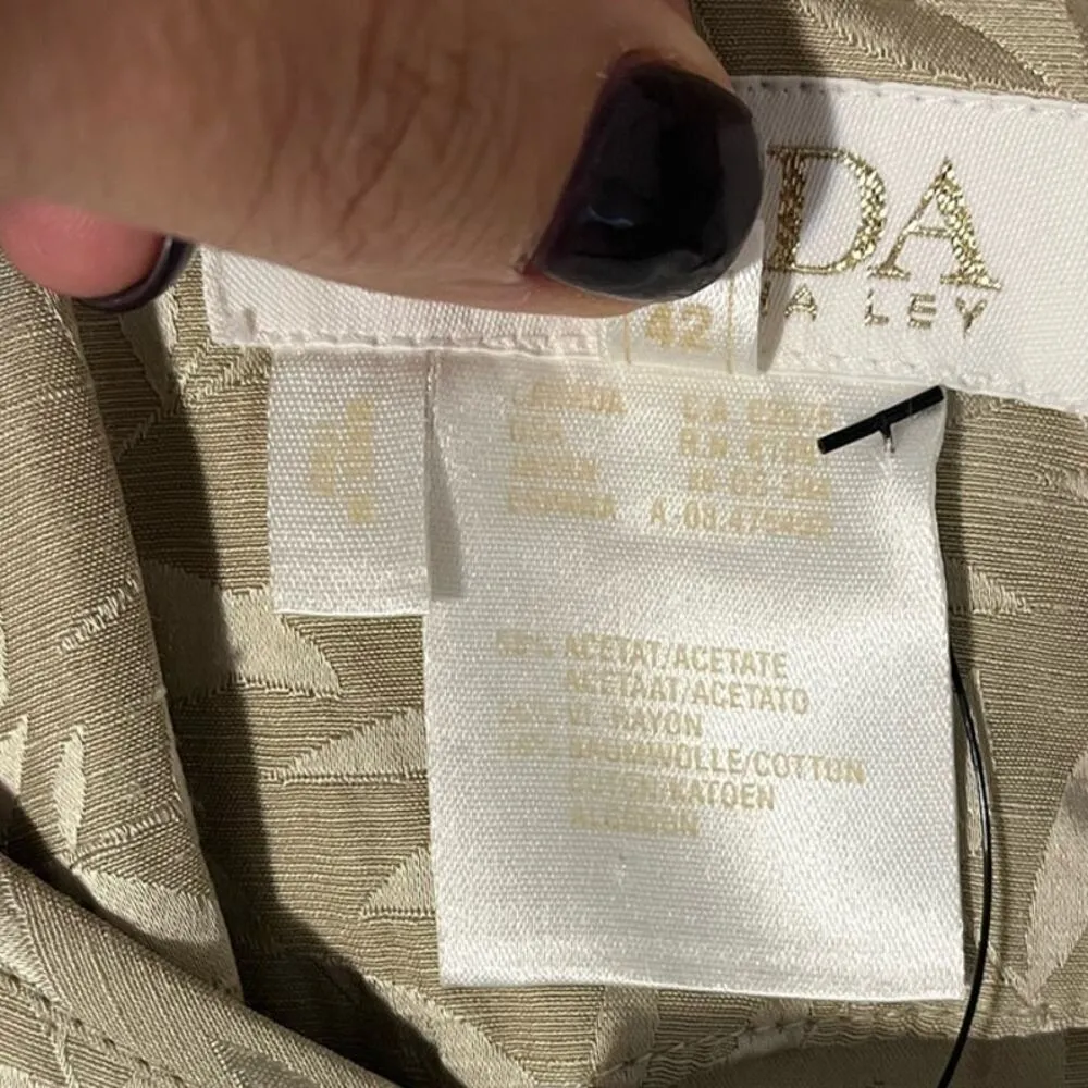 Escada from The RealReal Vintage 90's Slip Dress with Deep Slit sz. EU 42 US 6 Gold - Image 8