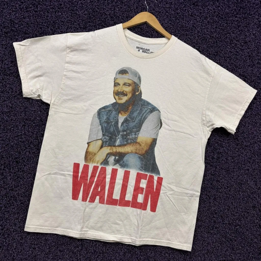 Morgan Wallen Back to Gods Country Tennessee Boy T-Shirt L - Image 3