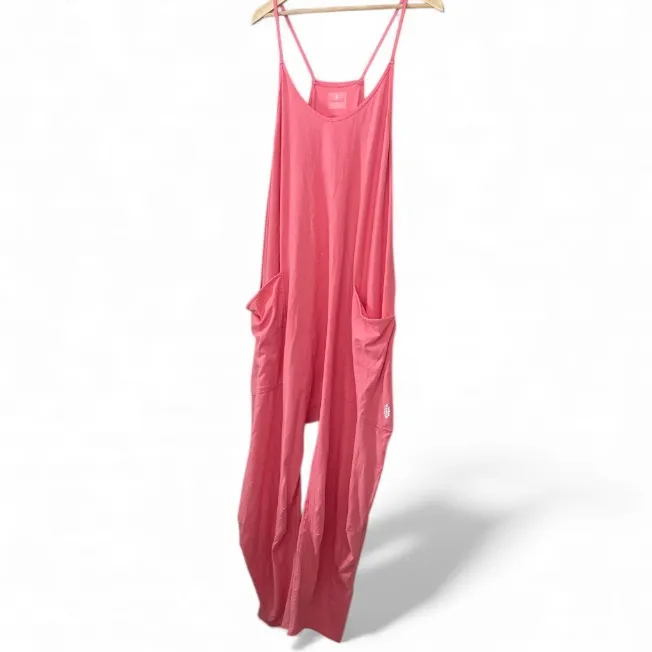 Free People Hot Shot Onesie In Hibiscus pink NEW XL romper jumpsuit - Image 2