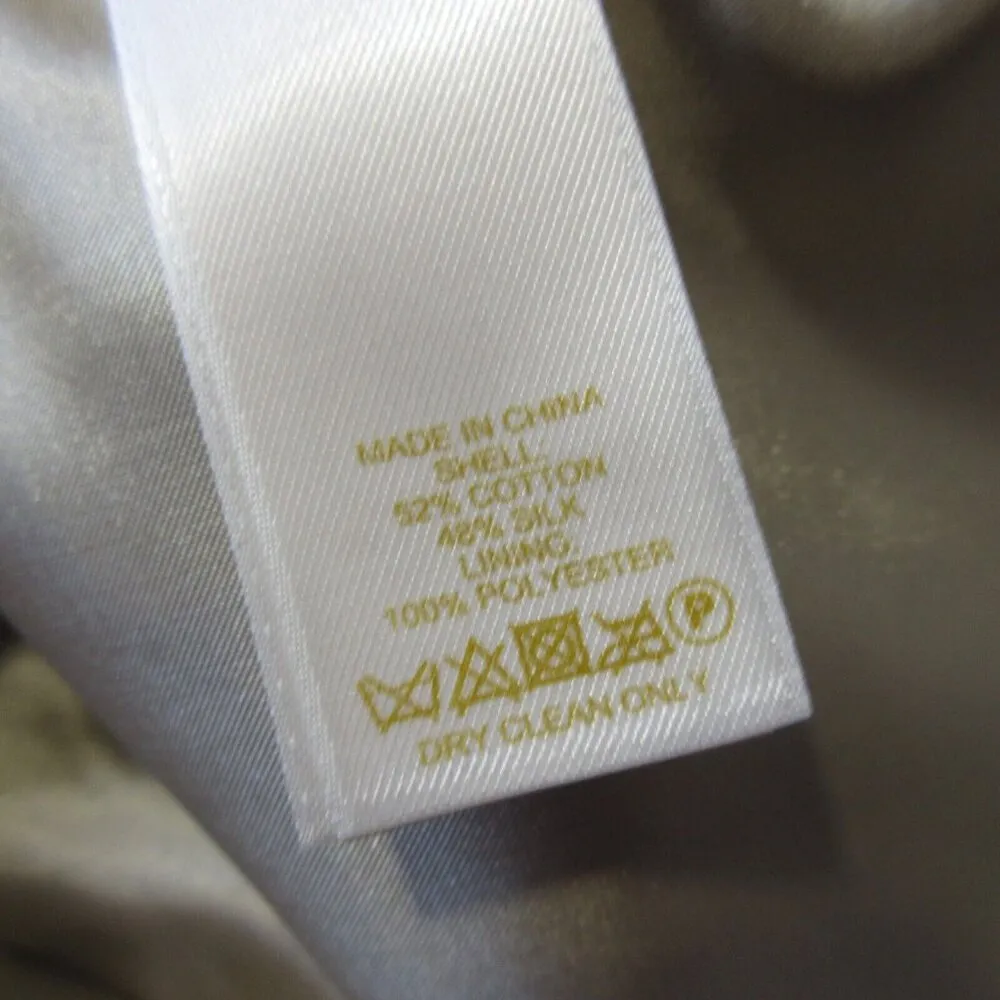 NWT kate spade Della Sheath in Yellow Black Geo Square Cotton Silk Dress 8 $398 - Image 4