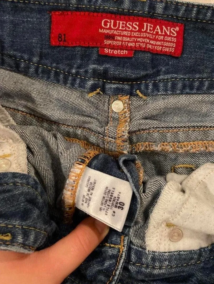 Guess Blue Jean Capris - Image 4