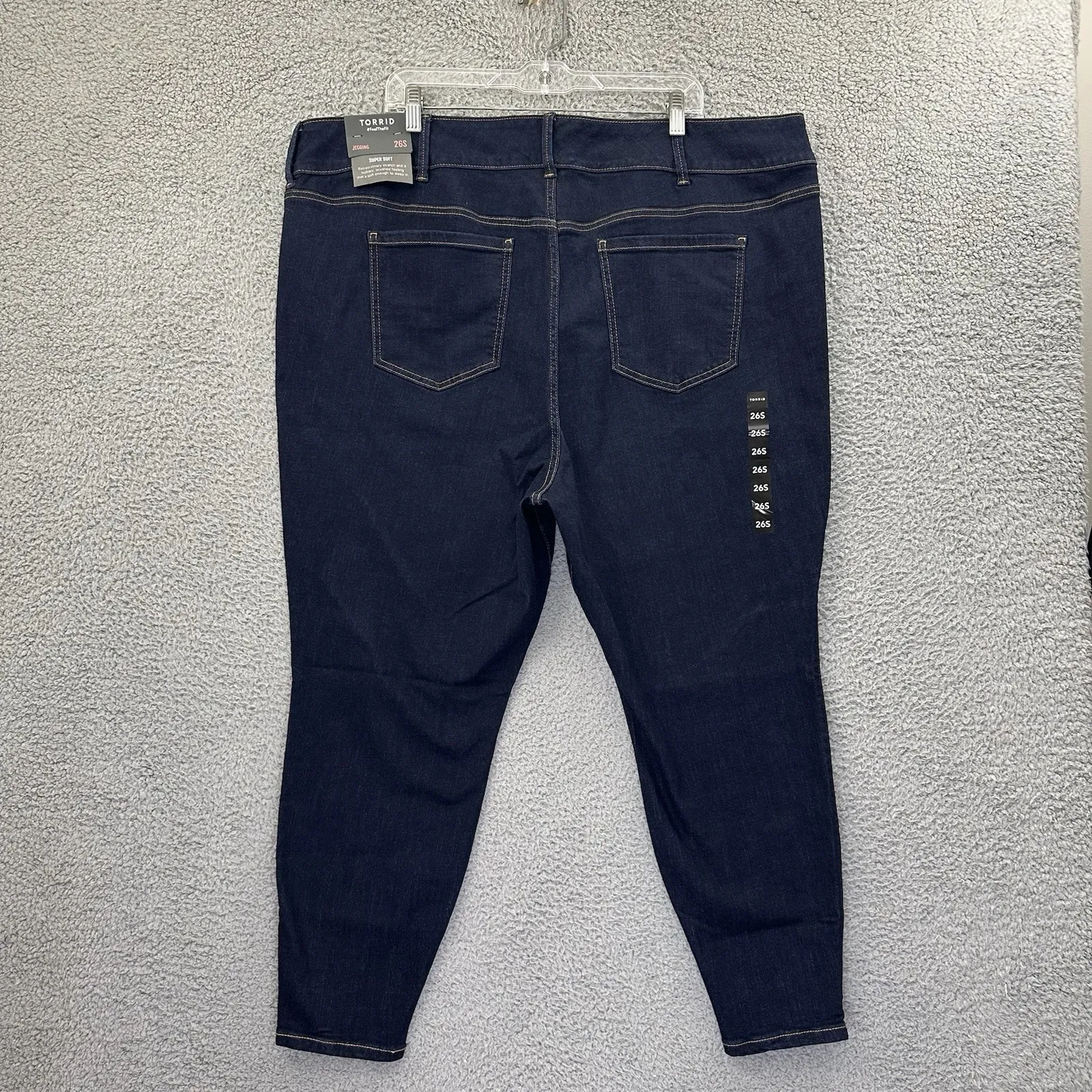 NWT Torrid Jeggings Skinny High Rise Jeans Stretch Preppy‎ Women's 26 Short x 26 - Image 2