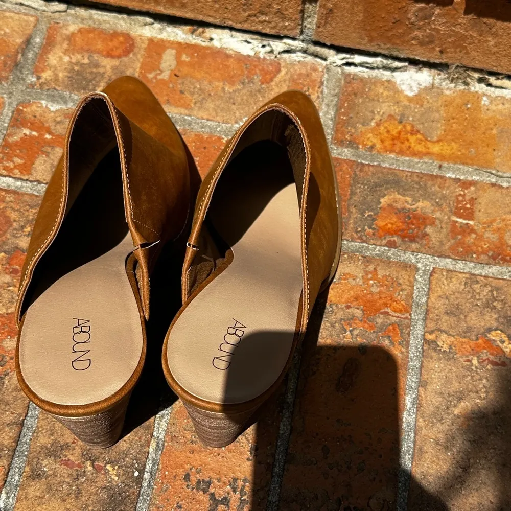 Abound mule heels brown tan womens size 11. - Image 5