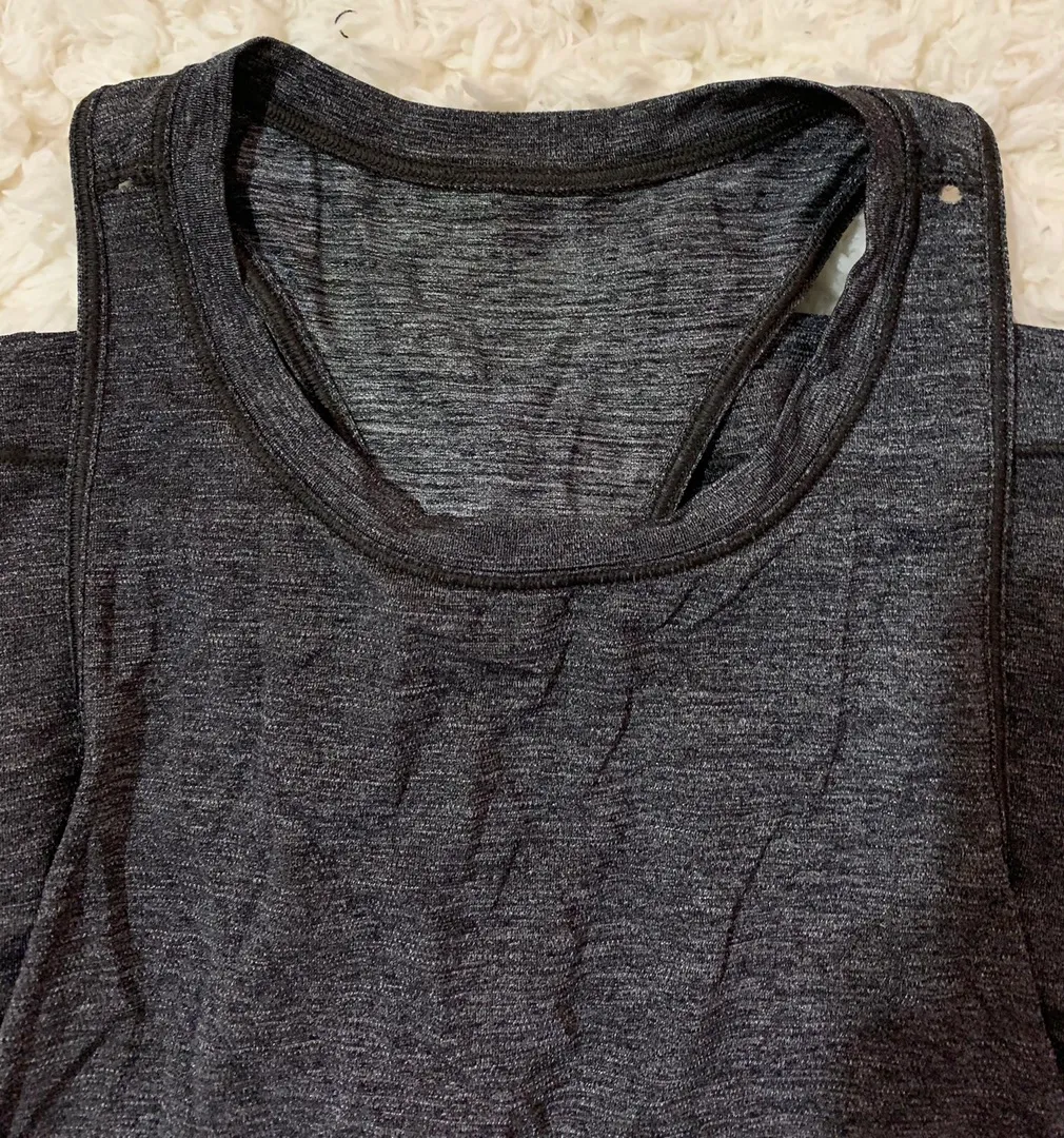 Lululemon Gray Racerback Tank Top - Image 3