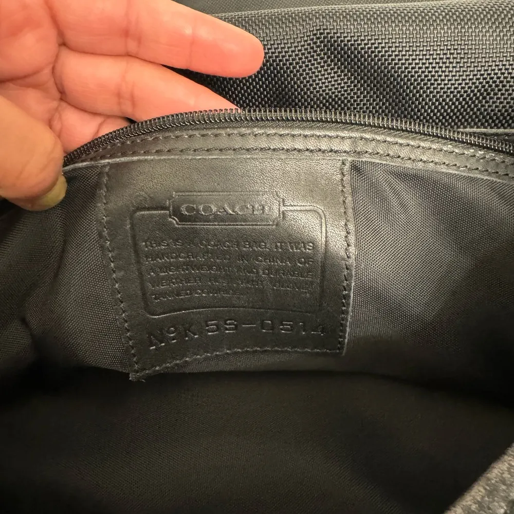 Vintage Coach Leather Briefcase Bag With Buckle Closures - Image 8