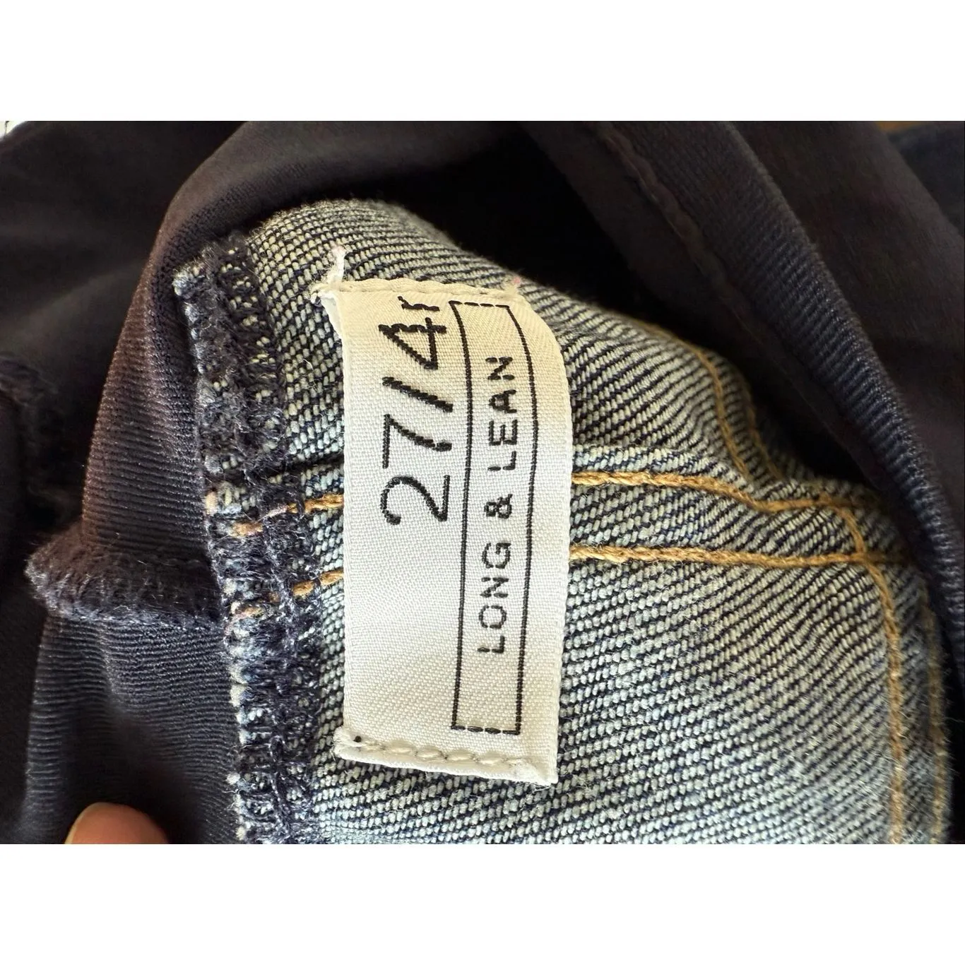 Gap Maternity long and lean dark wash jean size 27/4R - Image 6