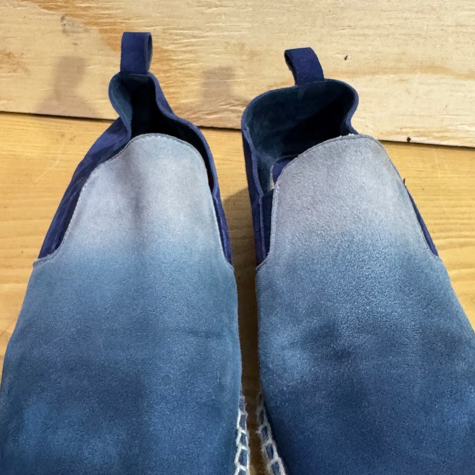 Vince Robin Ombre Suede Espadrilles Slip On Shoes Size 8 - Image 5