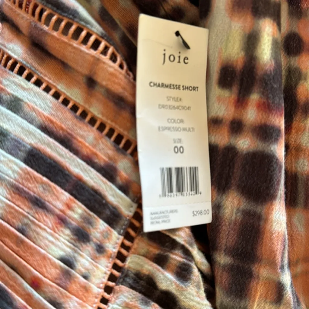 NWT Joie Charmese pintucked cotton-gauze mini shirt dress - Image 8