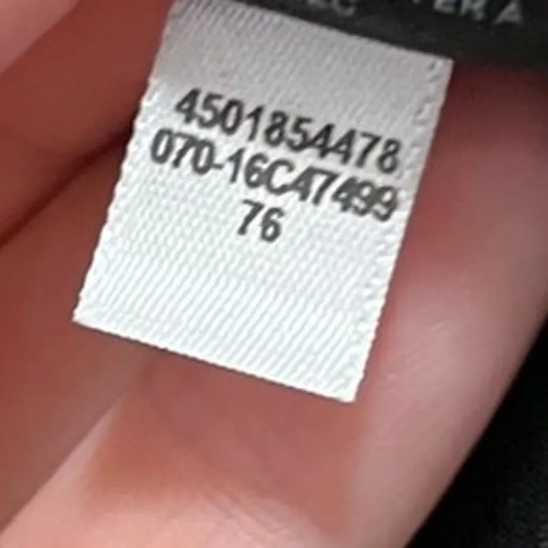 Chicos Travelers Black Cold Shoulder Tunic Blouse Outer Piece Size 1 Medium - Image 6