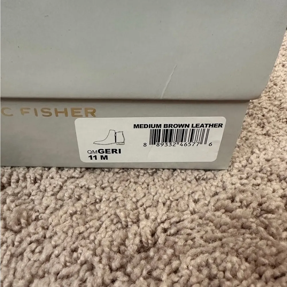 Marc Fisher Brown Geri Ankle Booties sz 11 NEW - Image 11