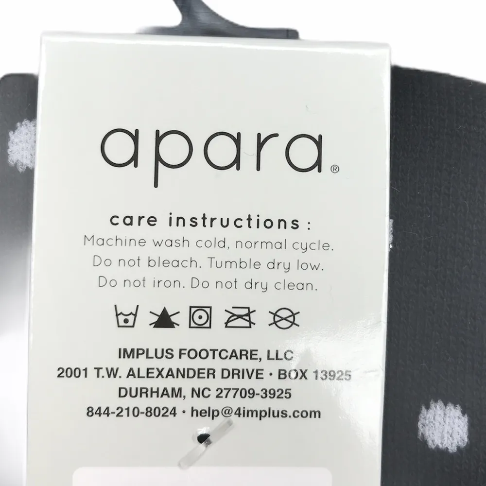 Apara Snowman Crew Socks, 2 Pair, Black, White - Image 5