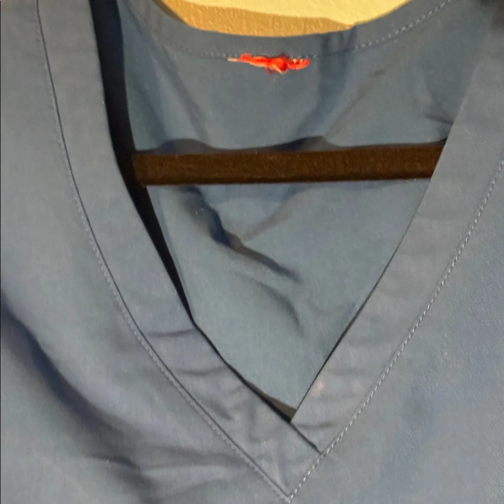 Dickies Classic Blue Scrub Top 2X - Image 5