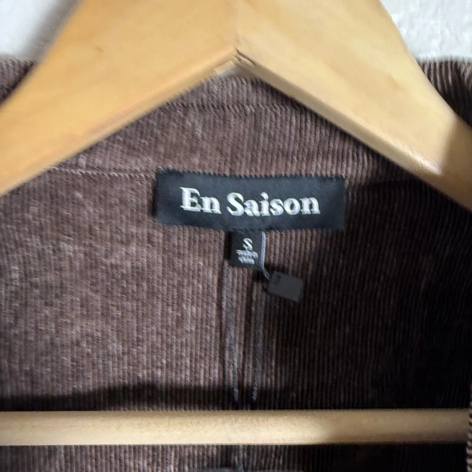 En Saison Route Wrap Brown Corduroy Wrap V - Image 13