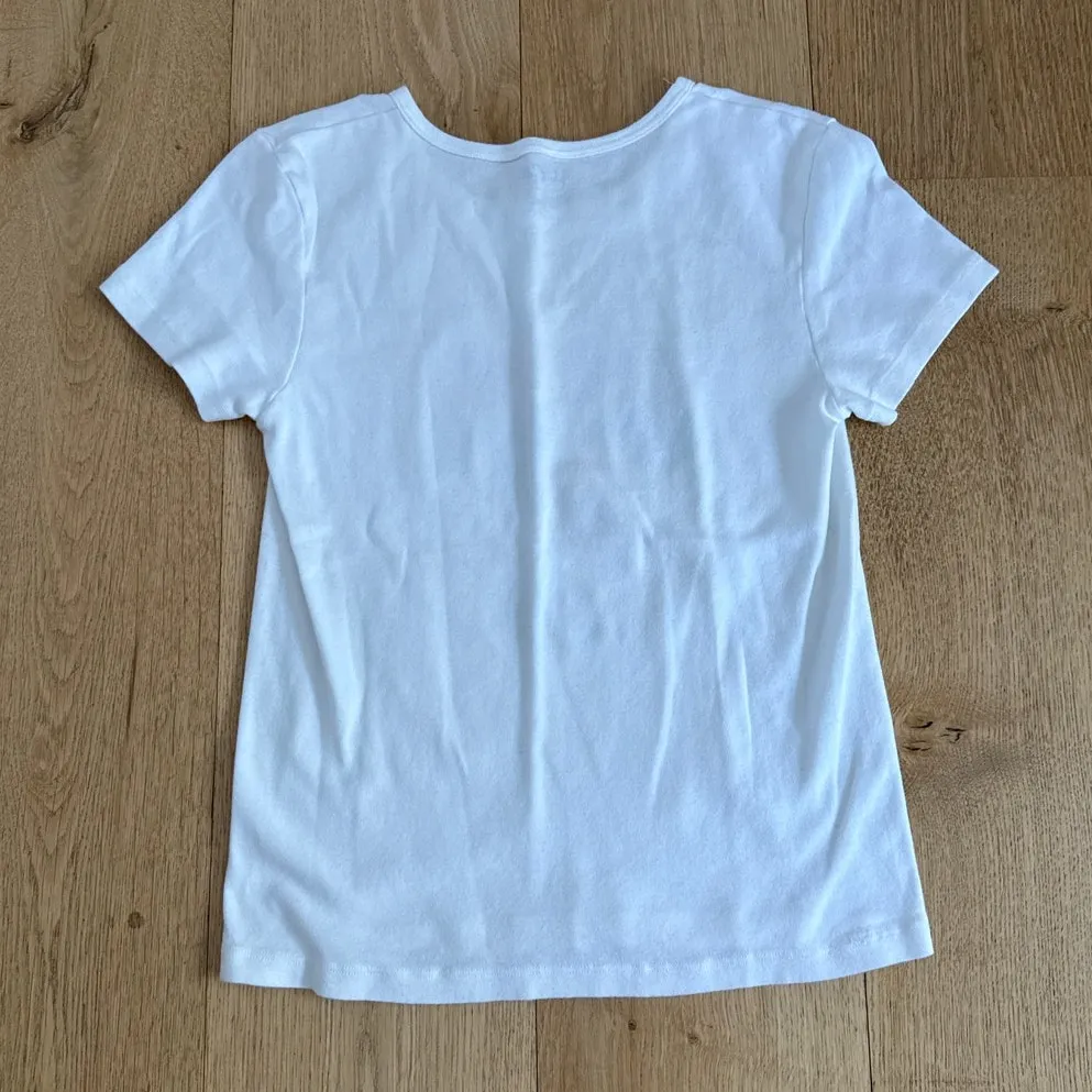 Brandy Melville John Galt Tee USA 1993 Dinosaur One Size White Multi - Image 3