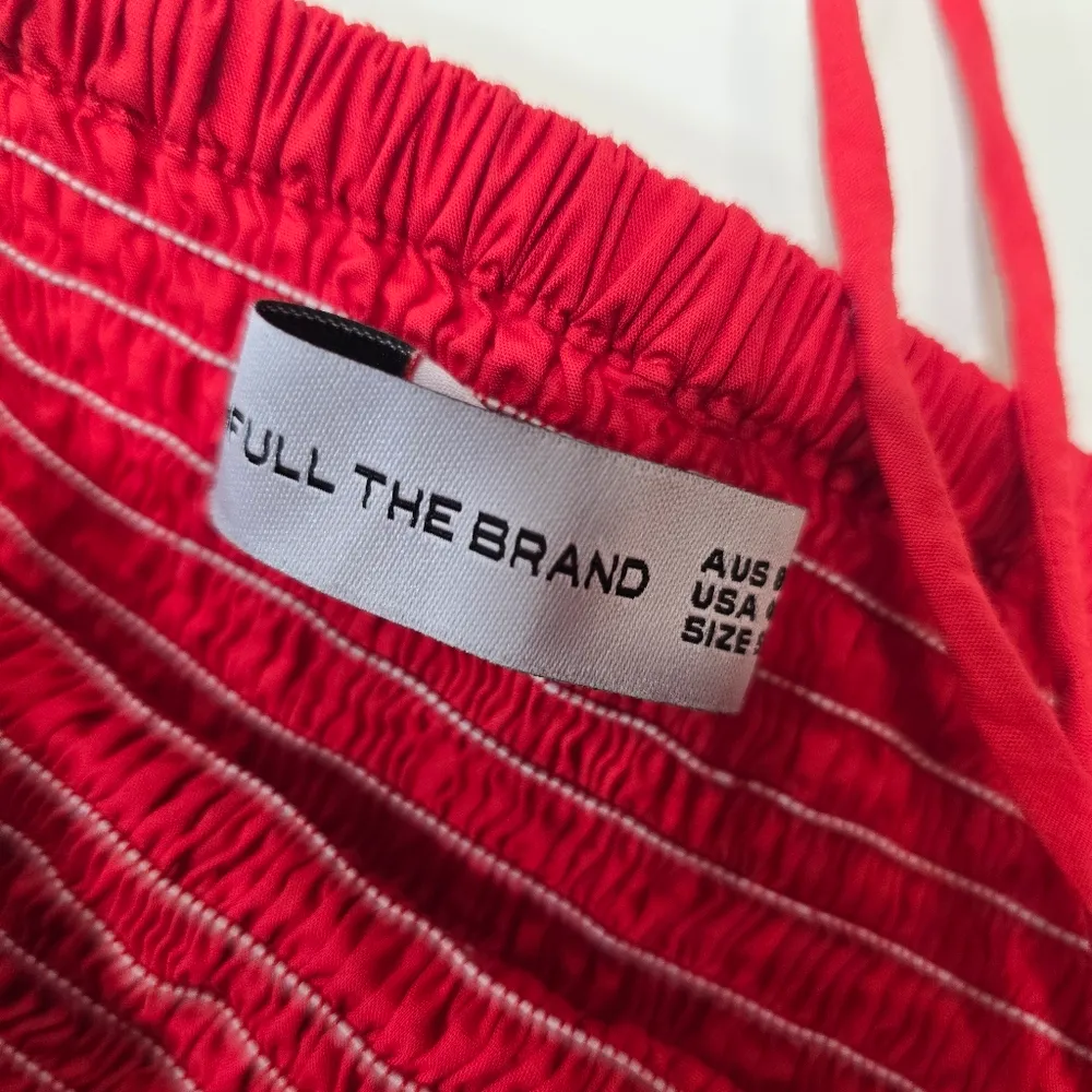 FAITHFULL THE BRAND Madella Midi Dress in Cherry Tomato - Image 10