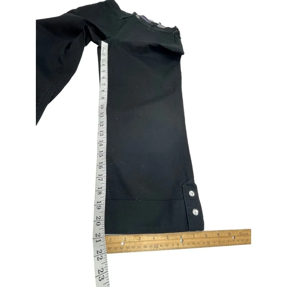 Not Your Daughter's Jeans Black Capri Pants Size 6 Cotton/Spandex 89L - Image 4