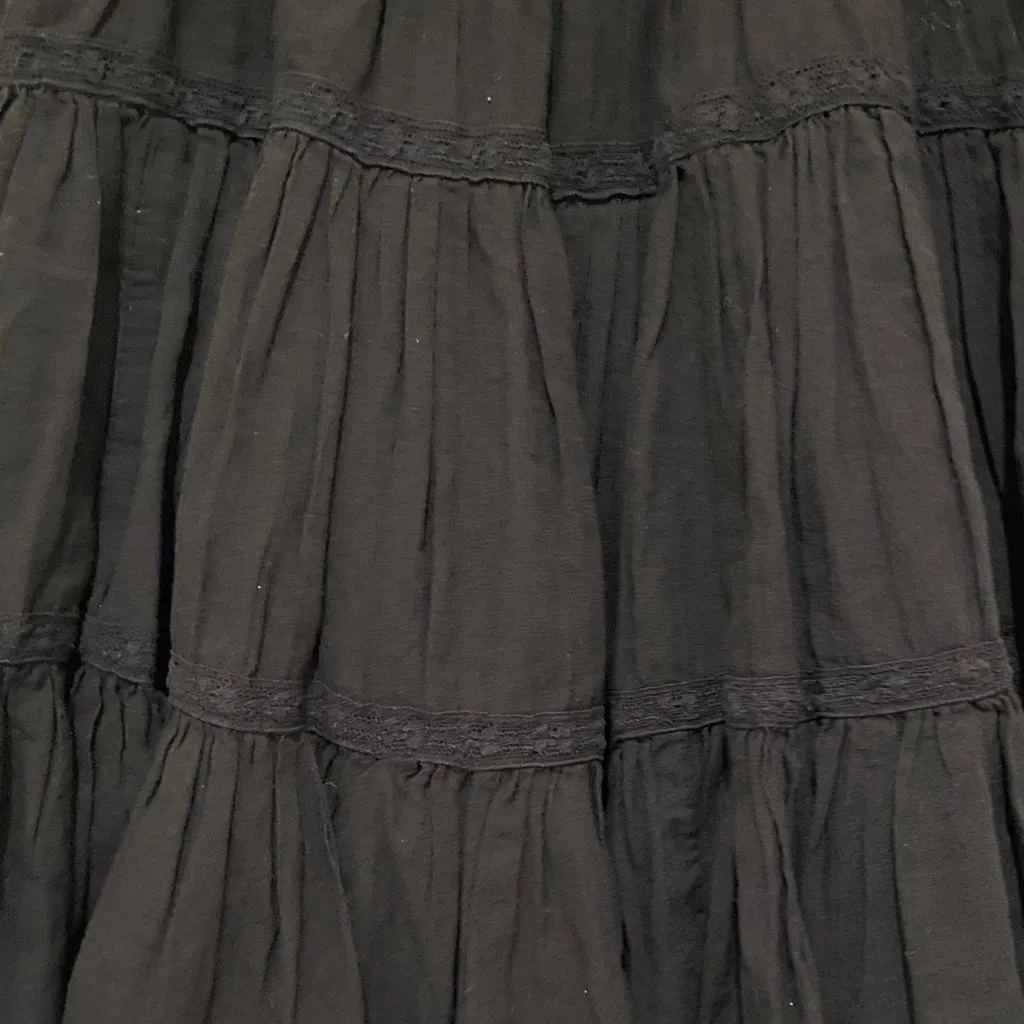 American Eagle Outfitters Black A-Line Skirt - Image 3