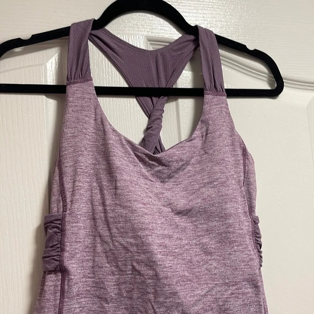 Lululemon purple spin me racerback workout tank - Image 4